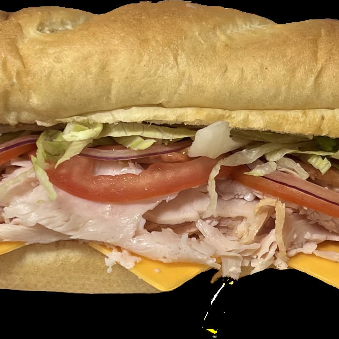 Turkey Breast & Cheese Sandwich.