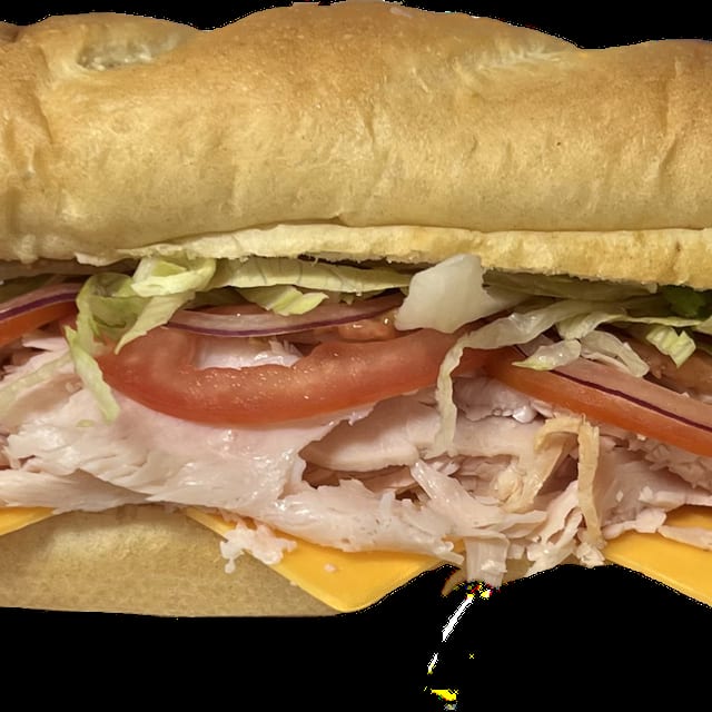 Turkey Breast & Cheese Sandwich.
