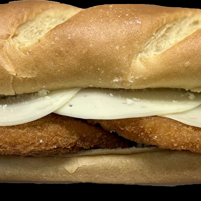 Chicken Pesto Melt Sandwich.