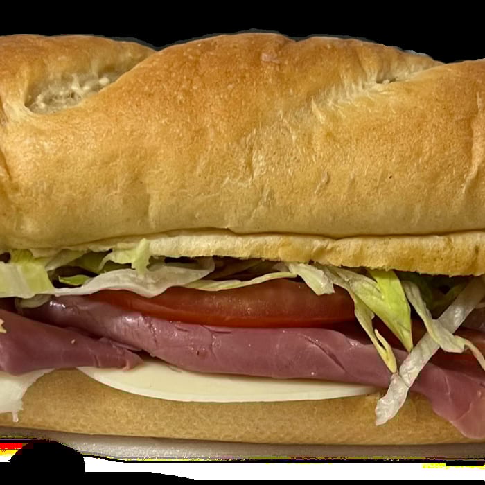 Pastrami & Cheese Sandwich.